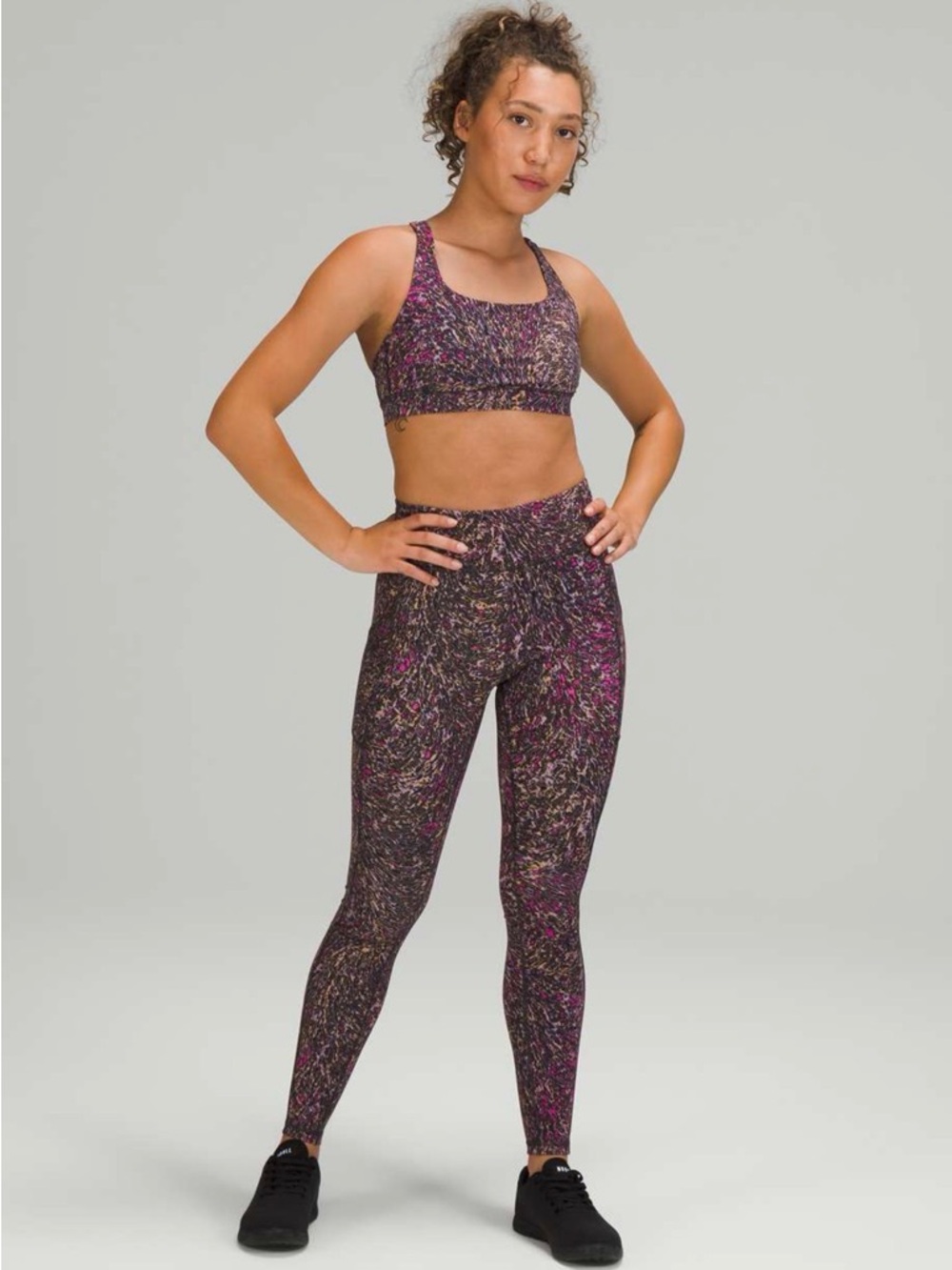 Lululemon Invigorate High-Rise Tight  25" Topography Multi Size 8